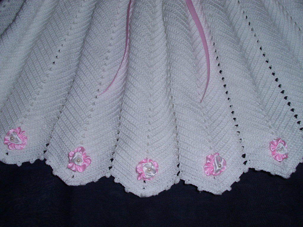 vestido para niña de 1 año a 2 años tejido a crochet