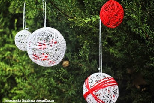 5 ideas para hacer adornos para el árbol de Navidad