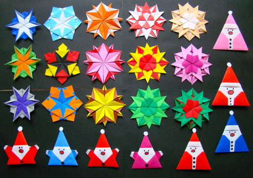  Cinco Hermosos Copos de Nieve en origami Para esta Navidad